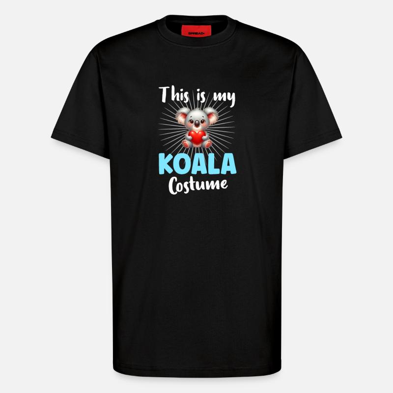 Koala Koalabär - T-Shirt - made by SPREAD - SOLID BLACK