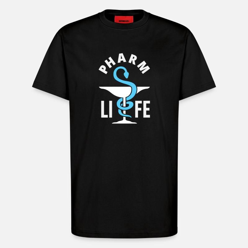 Pharmacist Pharmaceutical Technical - T-Shirt - made by SPREAD - SOLID BLACK