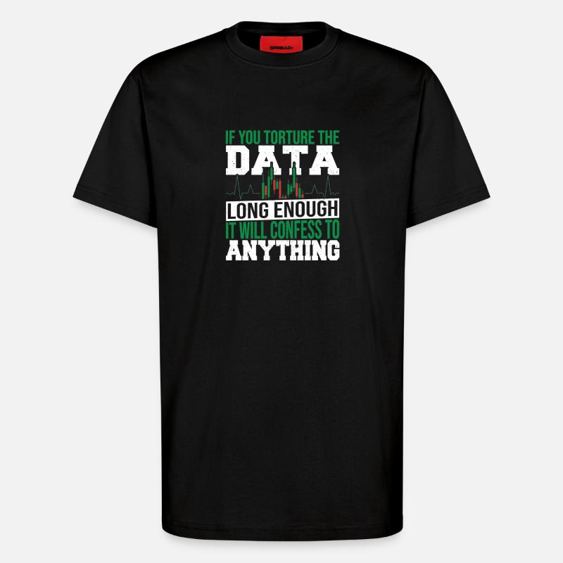 Datenanalyse Datenintegration Datenwissenschaft - T-Shirt - made by SPREAD - SOLID BLACK