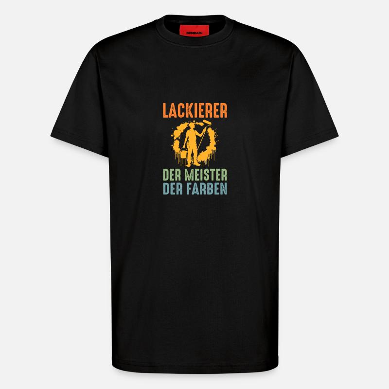 Car Painter Vehicle Painter Painter - T-Shirt - made by SPREAD - SOLID BLACK