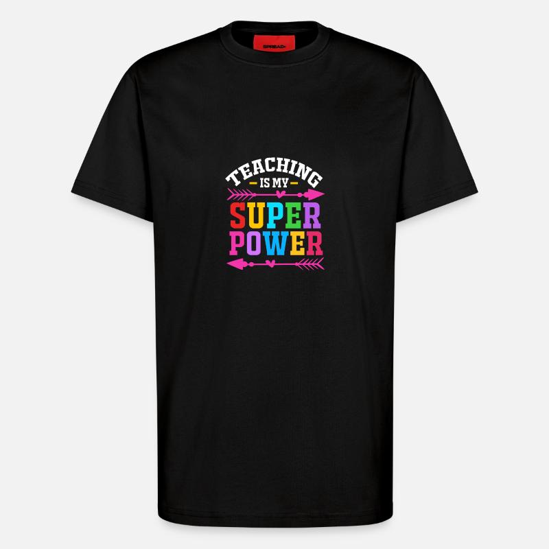 Lehrer der Mittelstufe - T-Shirt - made by SPREAD - SOLID BLACK