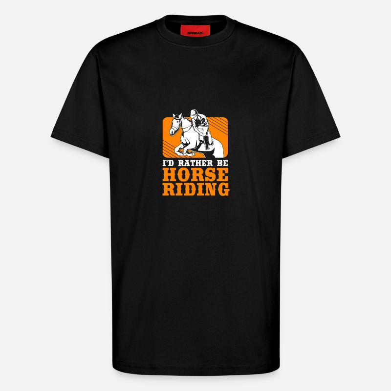 Saut d’obstacles Saut d’obstacles - T-shirt bio décontracté fabriqué en UE - SOLID BLACK