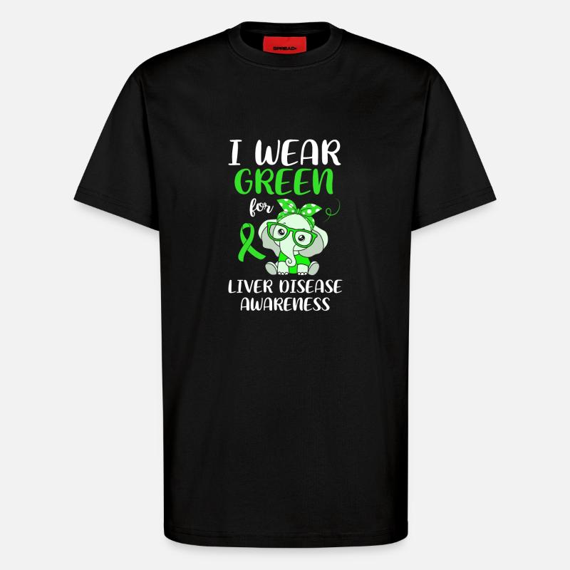 Lebererkrankung - T-Shirt - made by SPREAD - SOLID BLACK