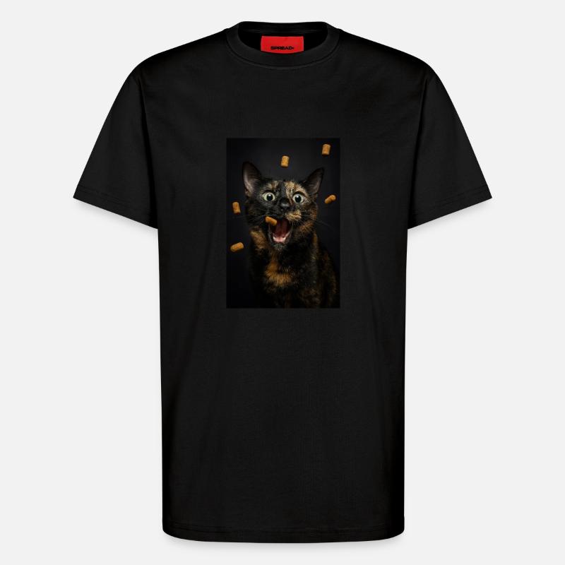 Leckerli-Angriffsmodus: Aktiviert! - T-Shirt - made by SPREAD - SOLID BLACK