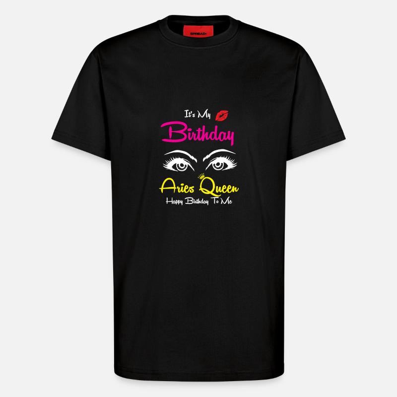 Sternzeichen Widder - T-Shirt - made by SPREAD - SOLID BLACK