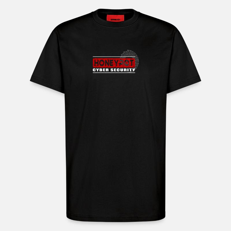 Honeypot Cyber security - T-Shirt - made by SPREAD - SOLID BLACK