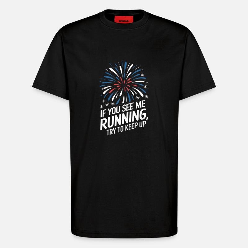 Pyrotechnics Fireworks Pyrotechnics - T-Shirt - made by SPREAD - SOLID BLACK