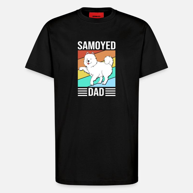 Samojede - T-Shirt - made by SPREAD - SOLID BLACK