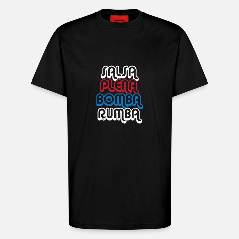 Danseuse de salsa Danseuse - T-shirt bio décontracté fabriqué en UE - SOLID BLACK