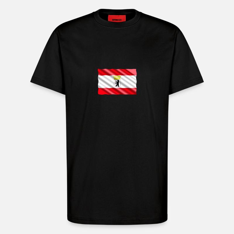 berlin - T-Shirt - made by SPREAD - SOLID BLACK