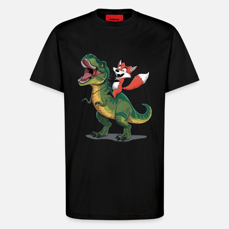 Fuchs - T-Shirt - made by SPREAD - SOLID BLACK