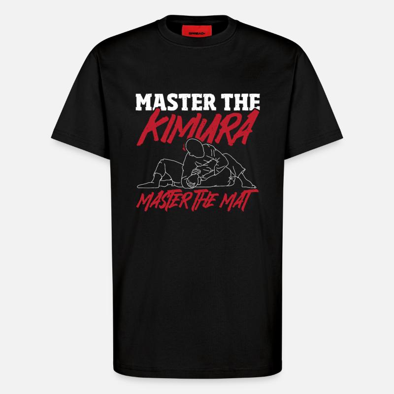 Karate MMA BJJ Kimura Jiu-Jitsu - T-Shirt - made by SPREAD - SOLID BLACK
