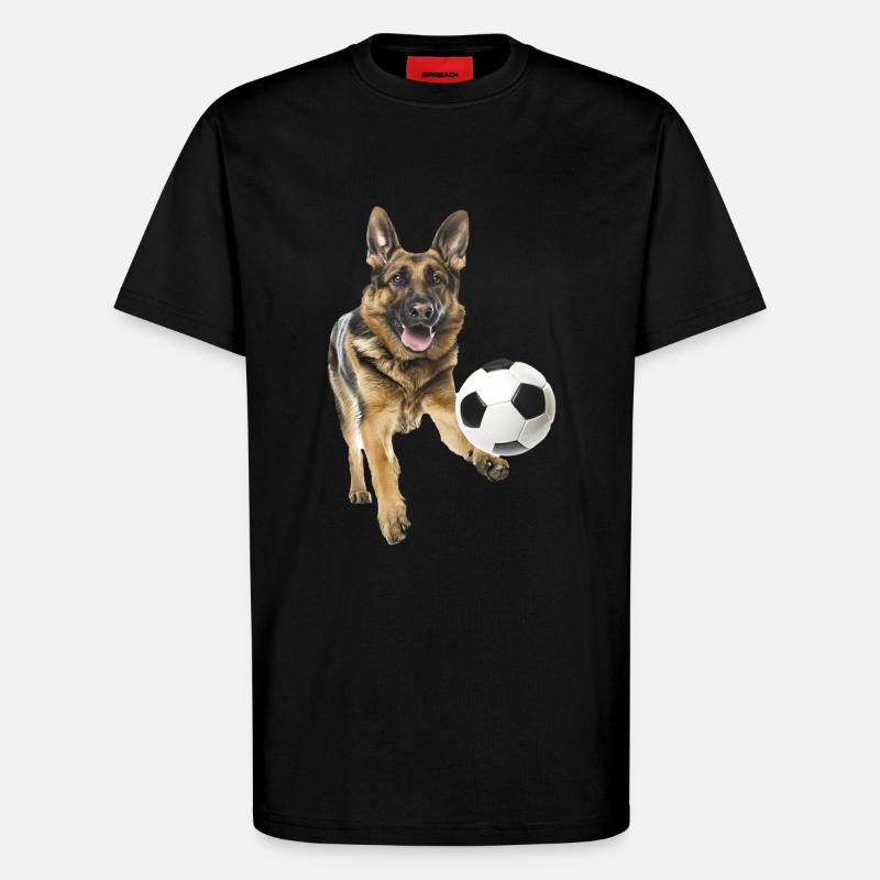 Deutscher Schäferhund - T-Shirt - made by SPREAD - SOLID BLACK