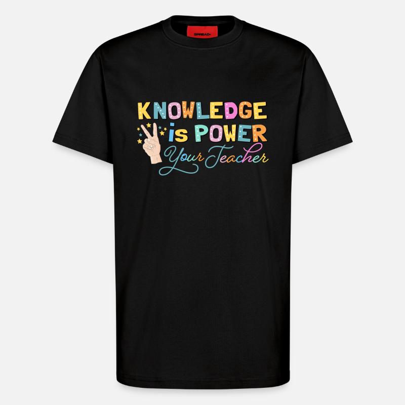 Lehrer - T-Shirt - made by SPREAD - SOLID BLACK
