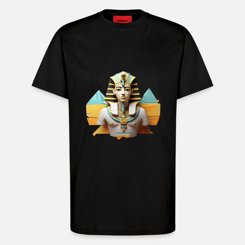 Pharaonisches Design - T-Shirt - made by SPREAD - SOLID BLACK