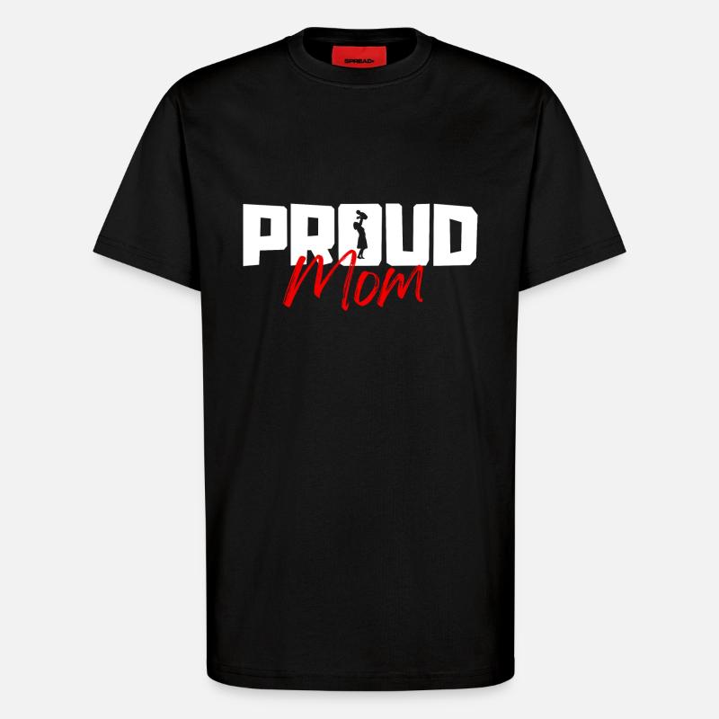 Stolze Mutter - T-Shirt - made by SPREAD - SOLID BLACK