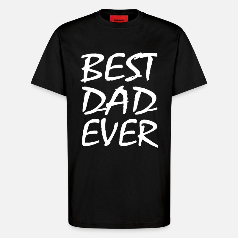 Bester vater - T-Shirt - made by SPREAD - SOLID BLACK