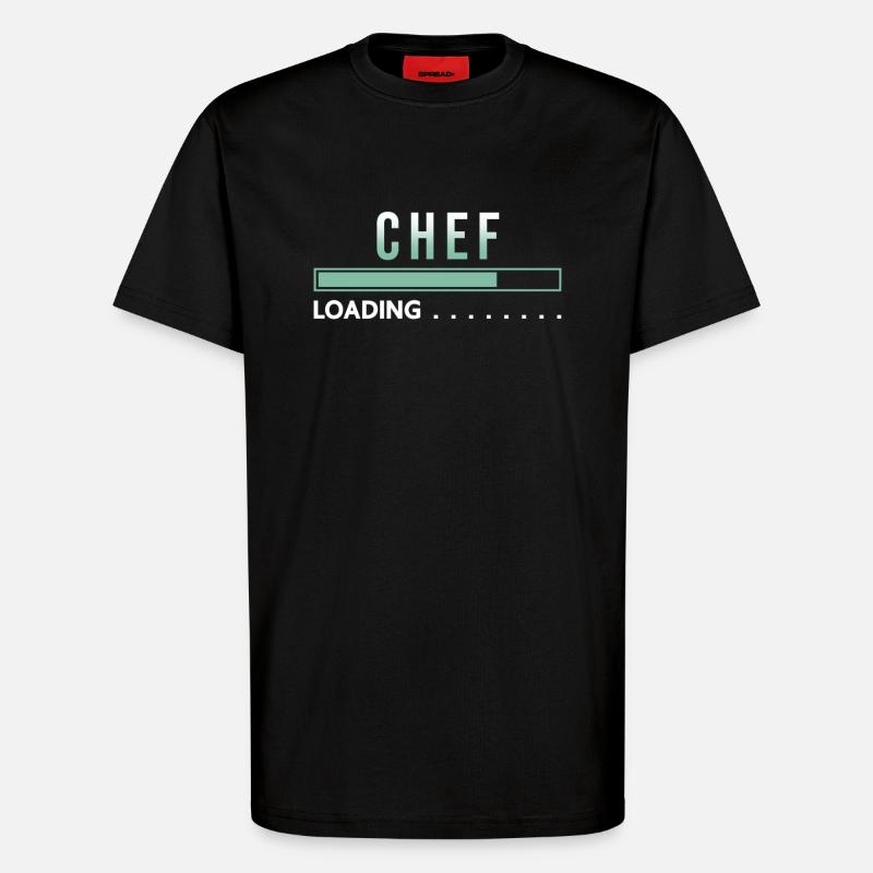 Koch loading Geschenk Ausbidlung - T-Shirt - made by SPREAD - SOLID BLACK