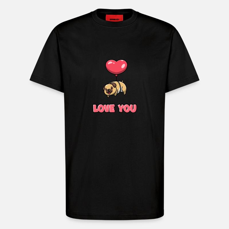 Liebe dich - T-Shirt - made by SPREAD - SOLID BLACK