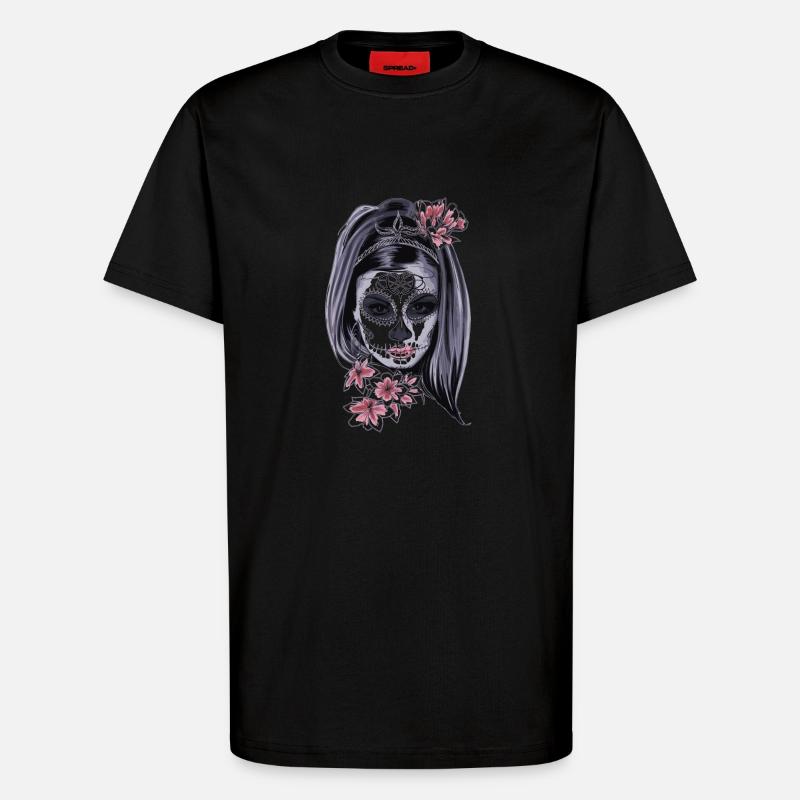 Maske - T-Shirt - made by SPREAD - SOLID BLACK