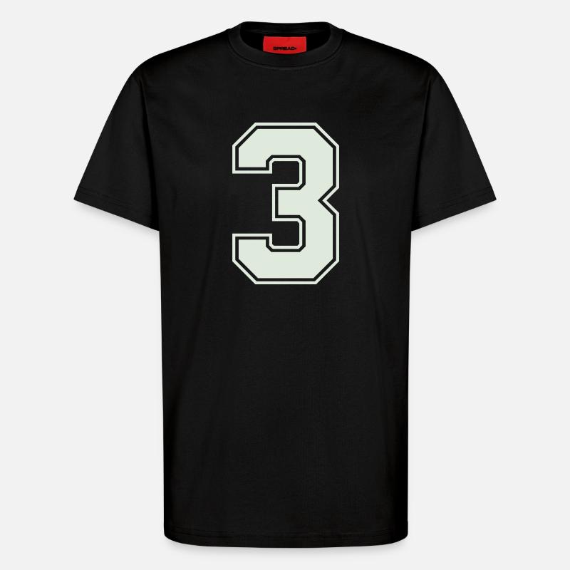 3 - T-Shirt - made by SPREAD - SOLID BLACK