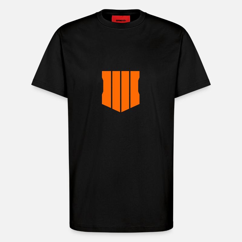 schwarzes Ops 4 Logo - T-Shirt - made by SPREAD - SOLID BLACK