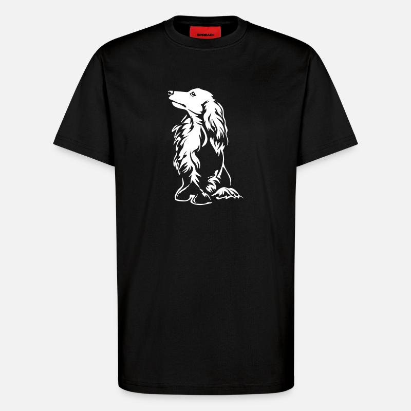 Dackel "Black Edition" - T-Shirt - made by SPREAD - SOLID BLACK