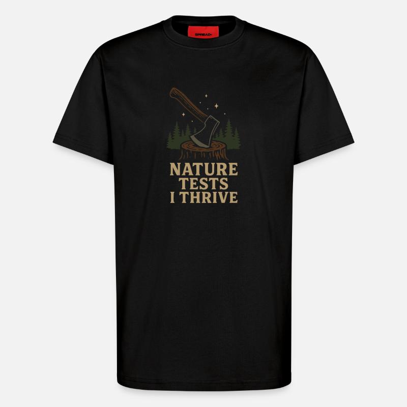 Survival Powers Boscroon Ferocious Abilities - T-Shirt - made by SPREAD - SOLID BLACK