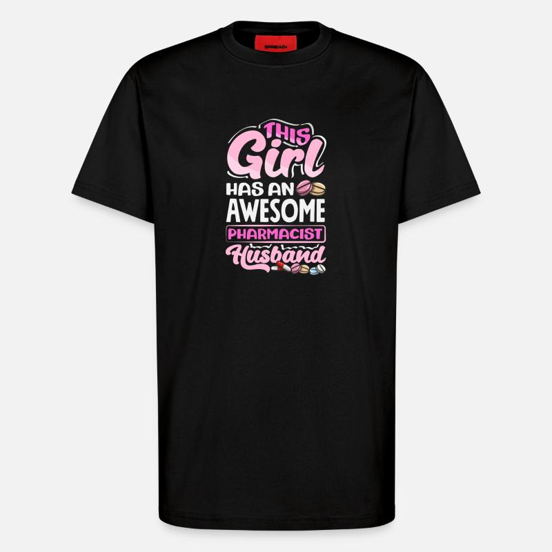 Dieses Mädchen Hat Einen Großartigen - T-Shirt - made by SPREAD - SOLID BLACK