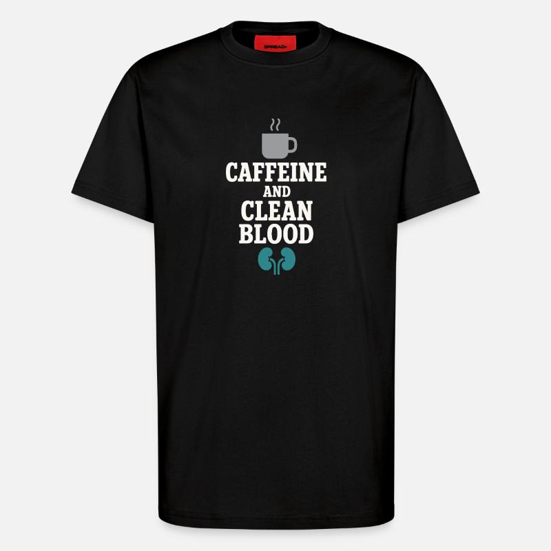 Dialyse Schwester Tech Nierenpflege Nephrologie - T-Shirt - made by SPREAD - SOLID BLACK