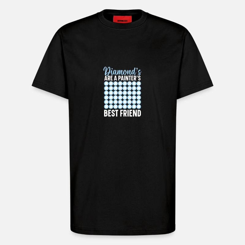 Diamond Painting Tools Diamond Painter - T-Shirt - made by SPREAD - SOLID BLACK