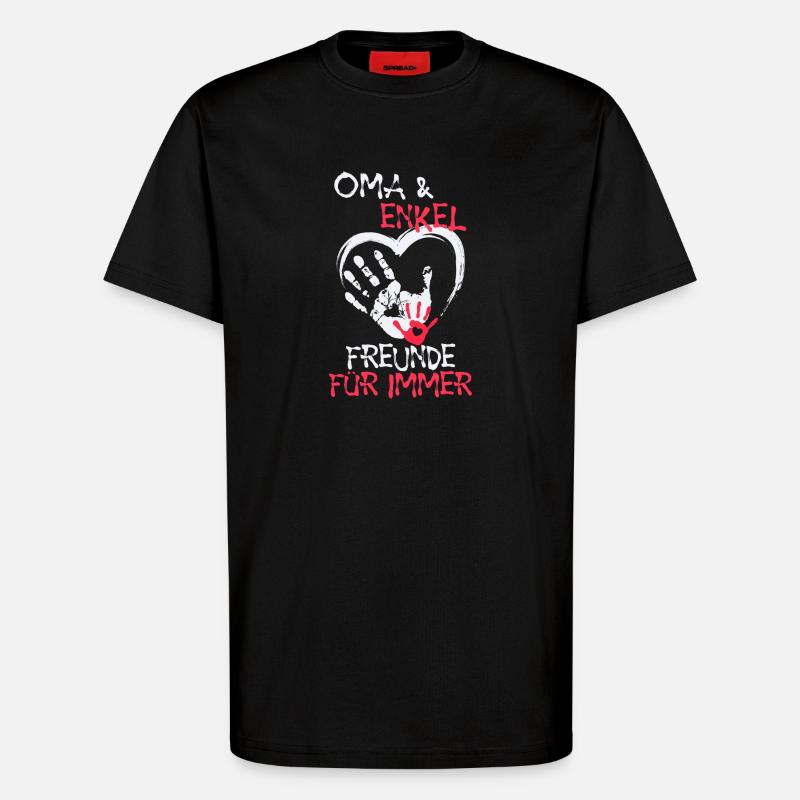 Lieblingsoma Oma Großmutter Statement Ruhestan - T-Shirt - made by SPREAD - SOLID BLACK