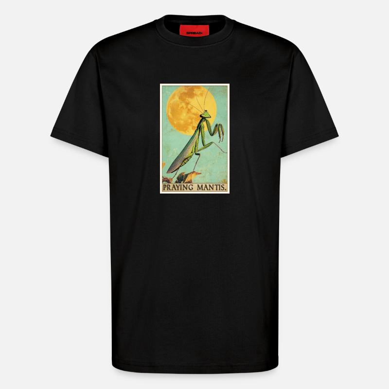 Gottesanbeterinnen Gottesanbeterin - T-Shirt - made by SPREAD - SOLID BLACK
