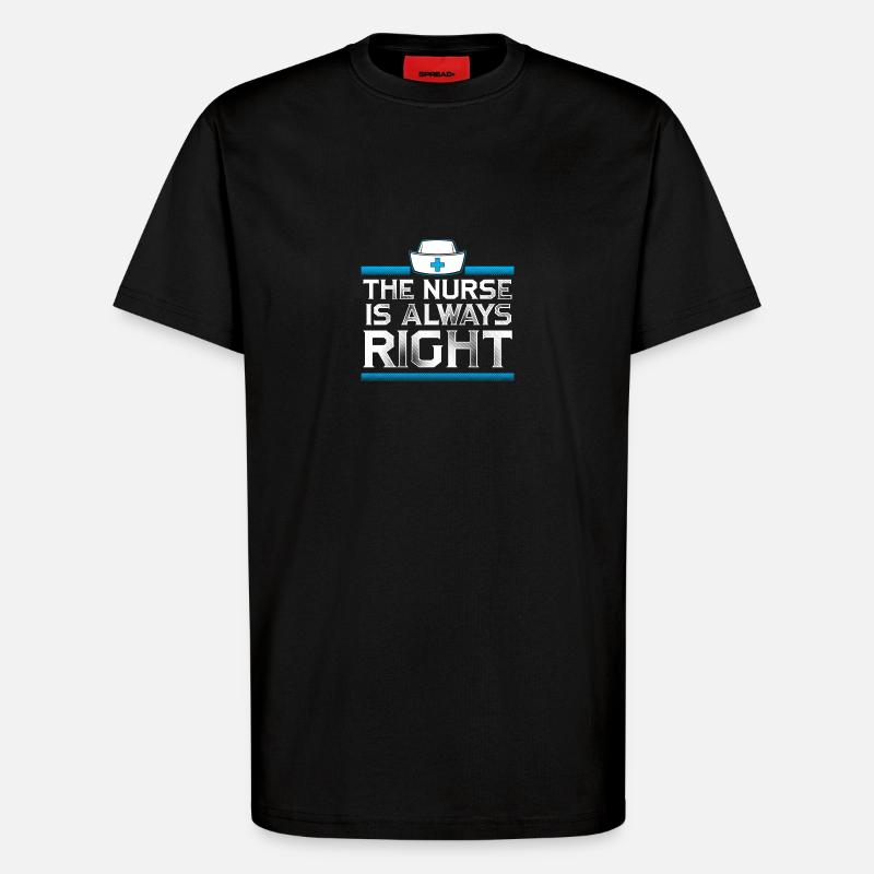 Krankenschwester lustig Geschenk - T-Shirt - made by SPREAD - SOLID BLACK