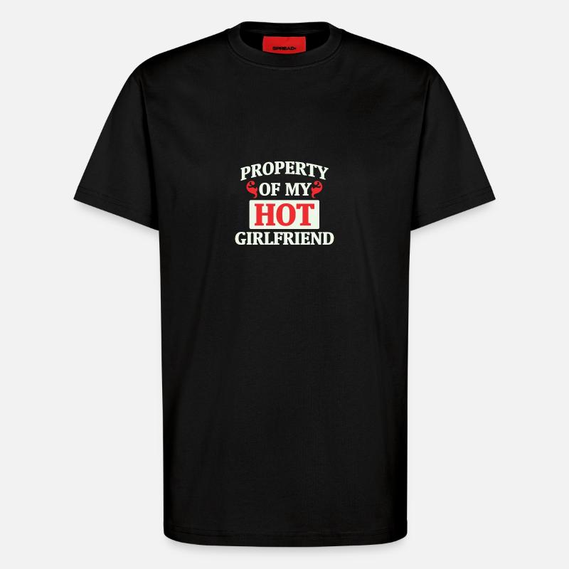 Partnershirt - T-Shirt - made by SPREAD - SOLID BLACK