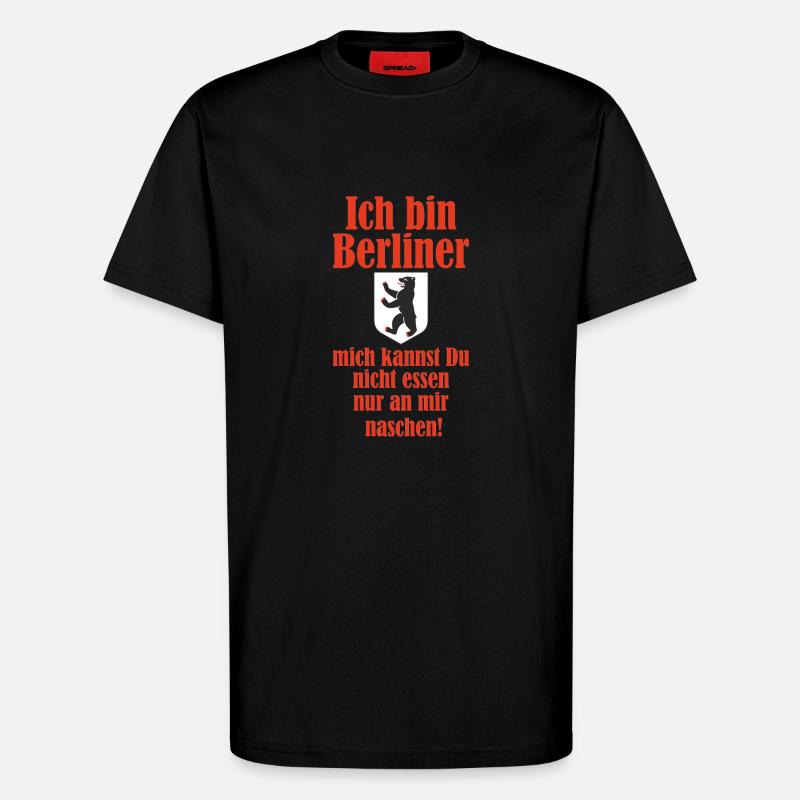 Ich bin ein Berliner - T-Shirt - made by SPREAD - SOLID BLACK