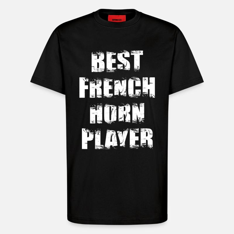 Bester Waldhornspieler - T-Shirt - made by SPREAD - SOLID BLACK