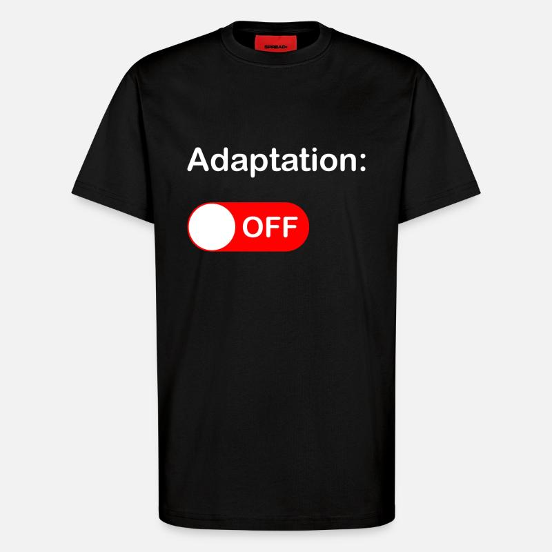 Adaption AUS - T-Shirt - made by SPREAD - SOLID BLACK