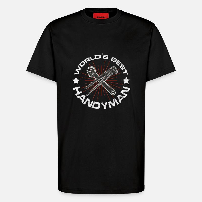 Heimwerker - T-Shirt - made by SPREAD - SOLID BLACK
