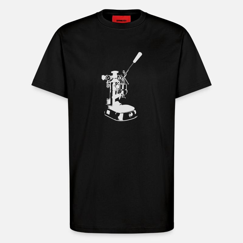 Machine solo - Blanc - T-shirt bio décontracté fabriqué en UE - SOLID BLACK