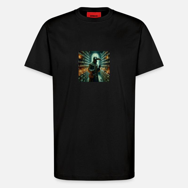 Pest Doktor - T-Shirt - made by SPREAD - SOLID BLACK