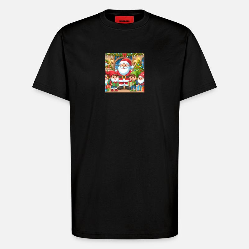 Weihnachts Design 10 - T-Shirt - made by SPREAD - SOLID BLACK