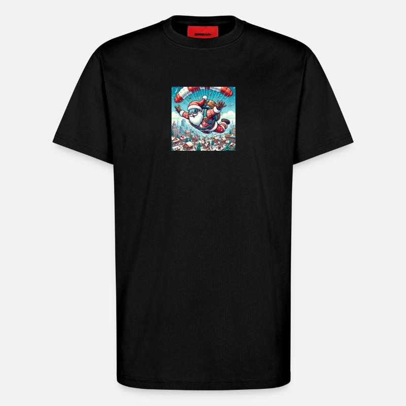 Weihnachts Design 11 - T-Shirt - made by SPREAD - SOLID BLACK