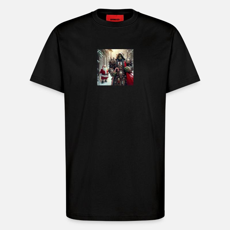 Orc Weihnachten 1 - T-Shirt - made by SPREAD - SOLID BLACK