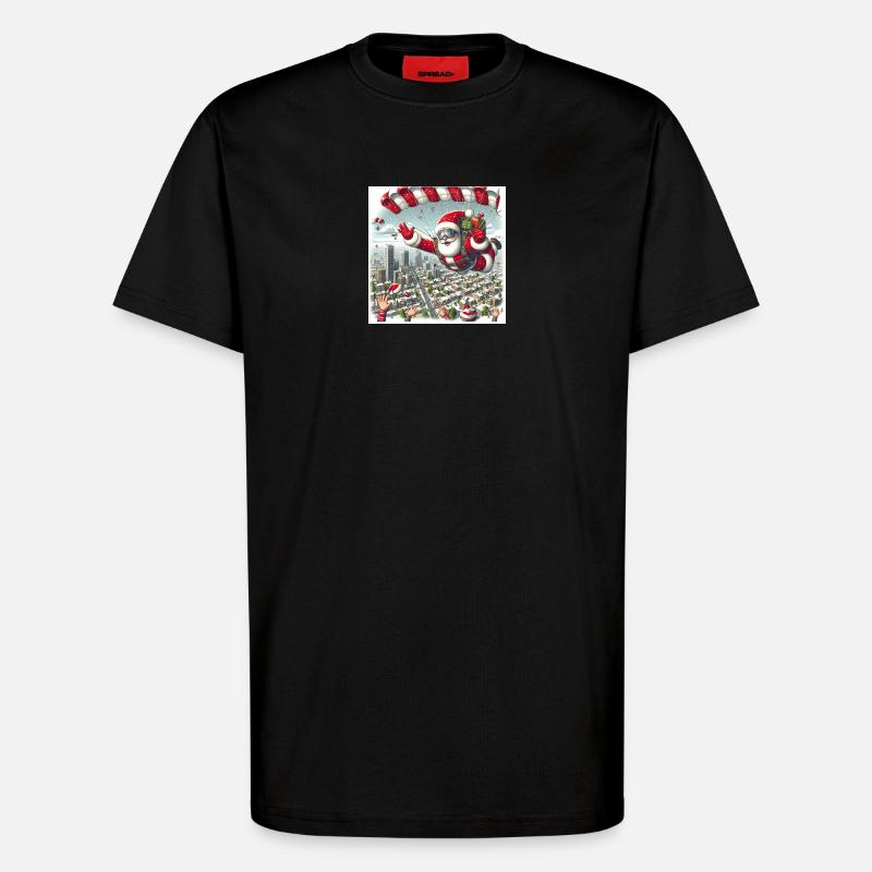 Christmas Design 13 - T-Shirt - made by SPREAD - SOLID BLACK