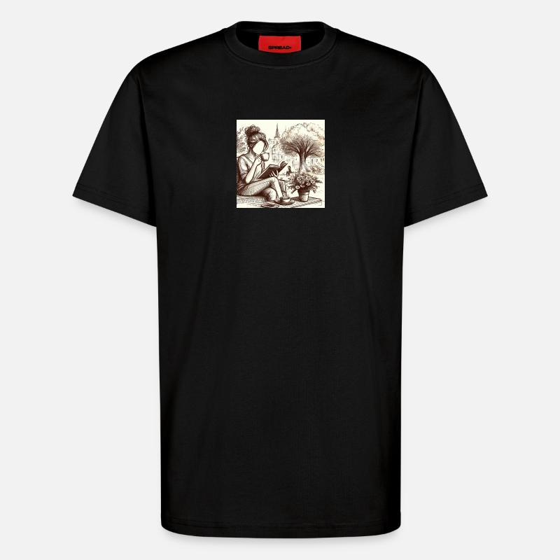 Dorfgemütlichkeit - T-Shirt - made by SPREAD - SOLID BLACK