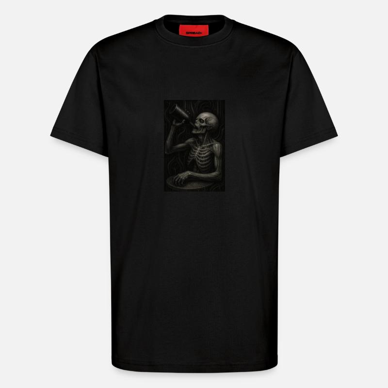 Sucht - T-Shirt - made by SPREAD - SOLID BLACK