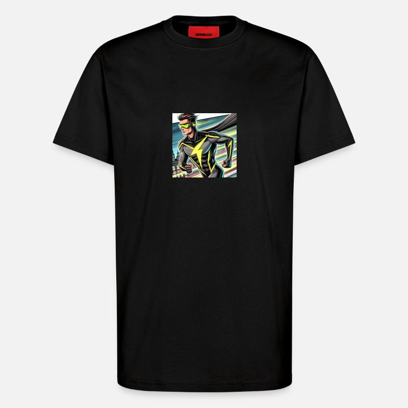 Superheld - T-Shirt - made by SPREAD - SOLID BLACK