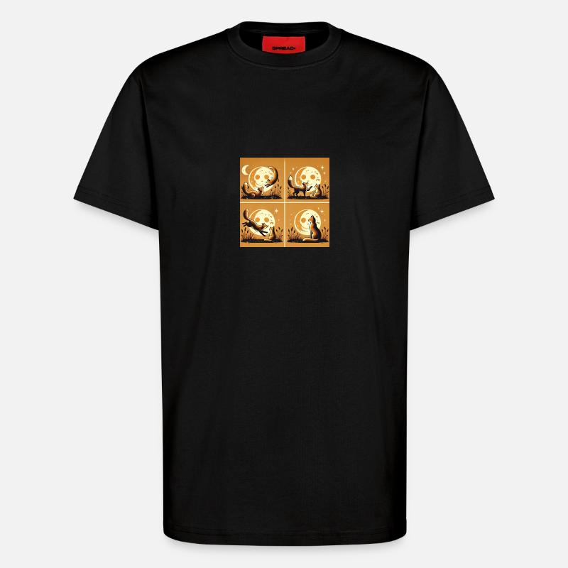 Fuchs II - T-Shirt - made by SPREAD - SOLID BLACK