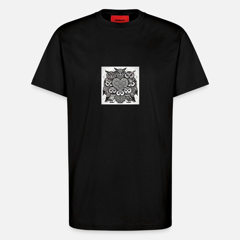 EULE II - T-Shirt - made by SPREAD - SOLID BLACK